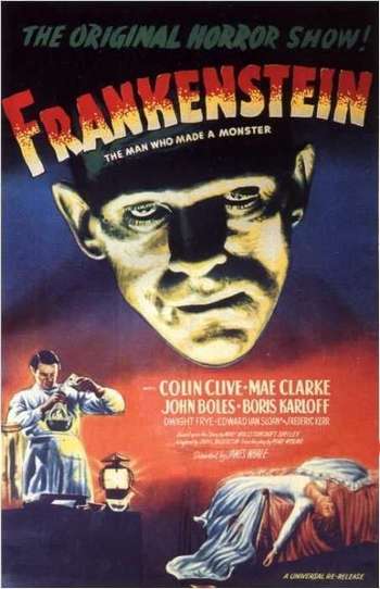 Poster for Frankenstein movie