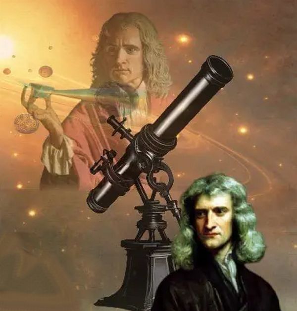 Isaac Newton among the stars