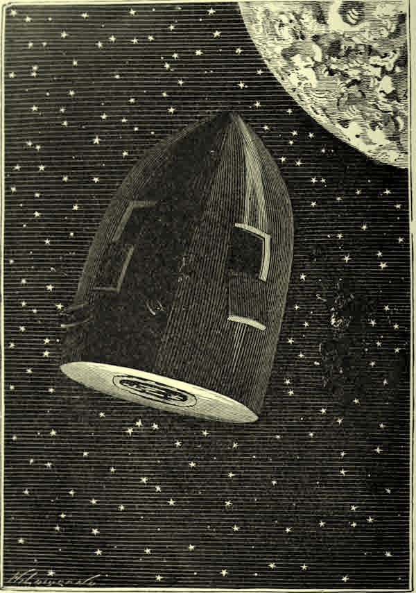 Illustration from Jules Verne's novel