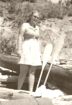 1st break 1954, Sylvia Engdahl at Black Rock