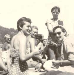 2nd break 1955, on the Coeur d'Alene river